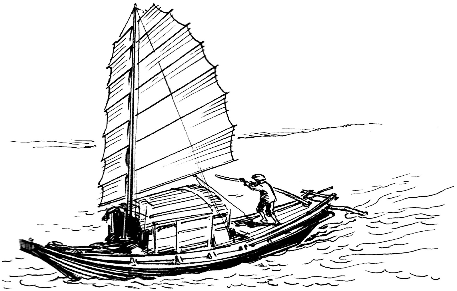 Lloyd’s Blog: Drawing of Sampan Lloyd’s Blog: Drawing of Sampan