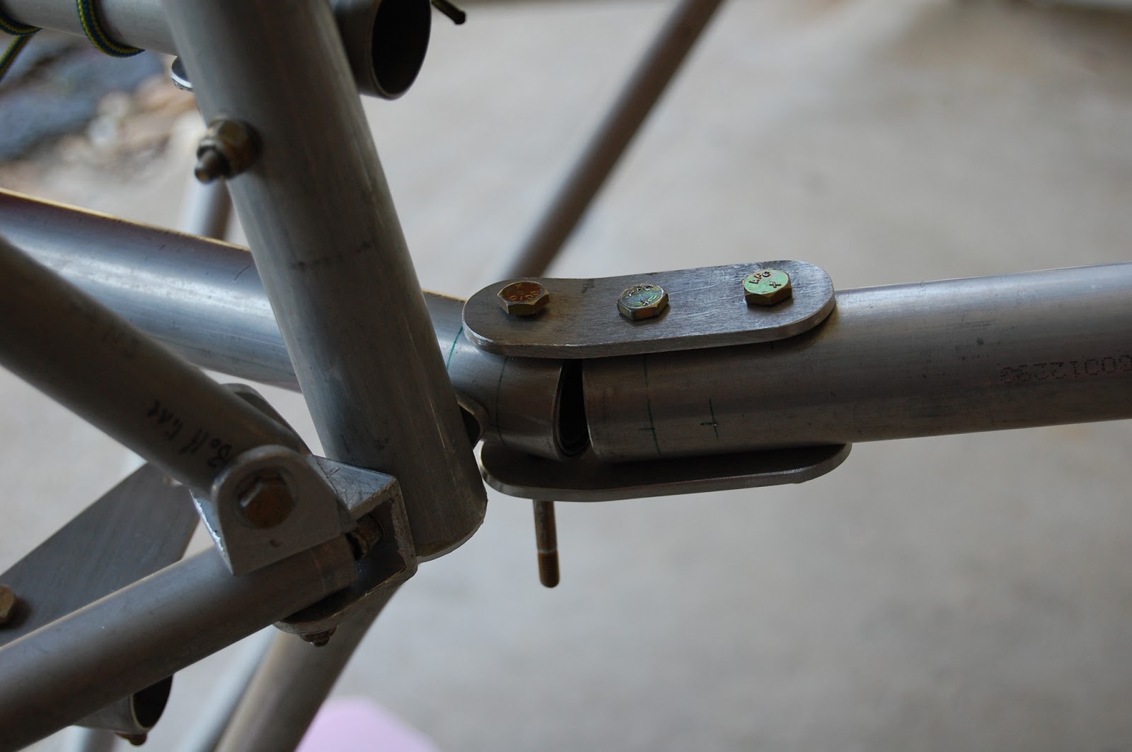 Building adventures of an Ultralight Glider Forward strut attachments