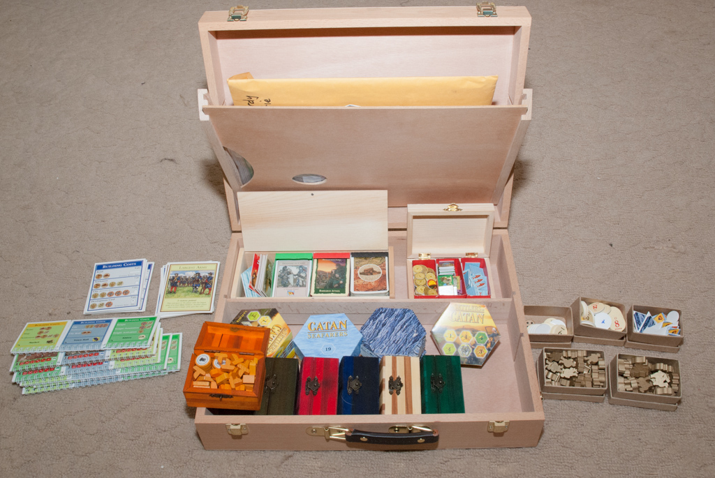 Board Games In Wooden Box Progressive Odyssey Board Game Storage Catan 72 Board Games In Wooden Box Progressive Odyssey Board Game Storage Catan 72