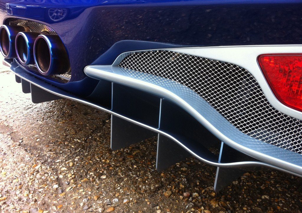 Blue And Chrome Ferrari 458 Italia