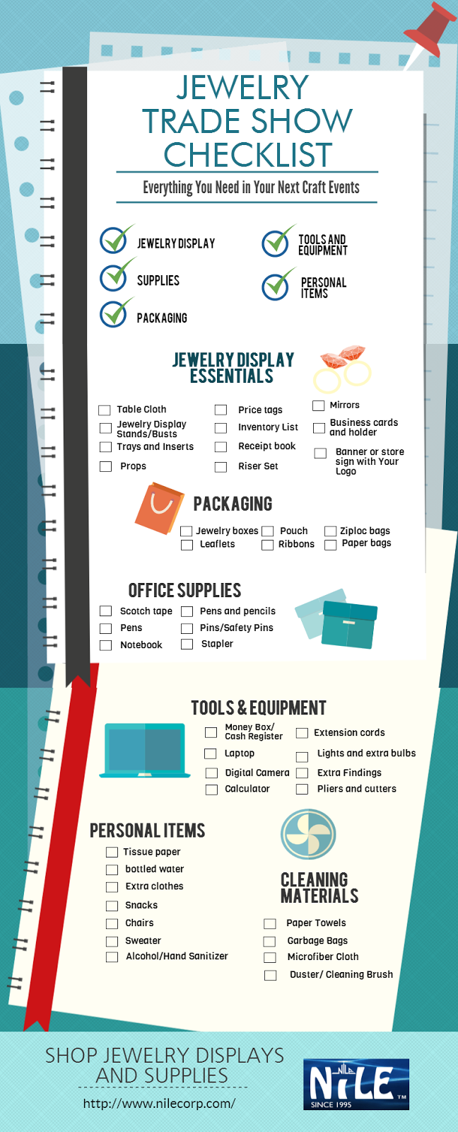 Jewelry Trade Show Checklist Jewelry Trade Show Checklist