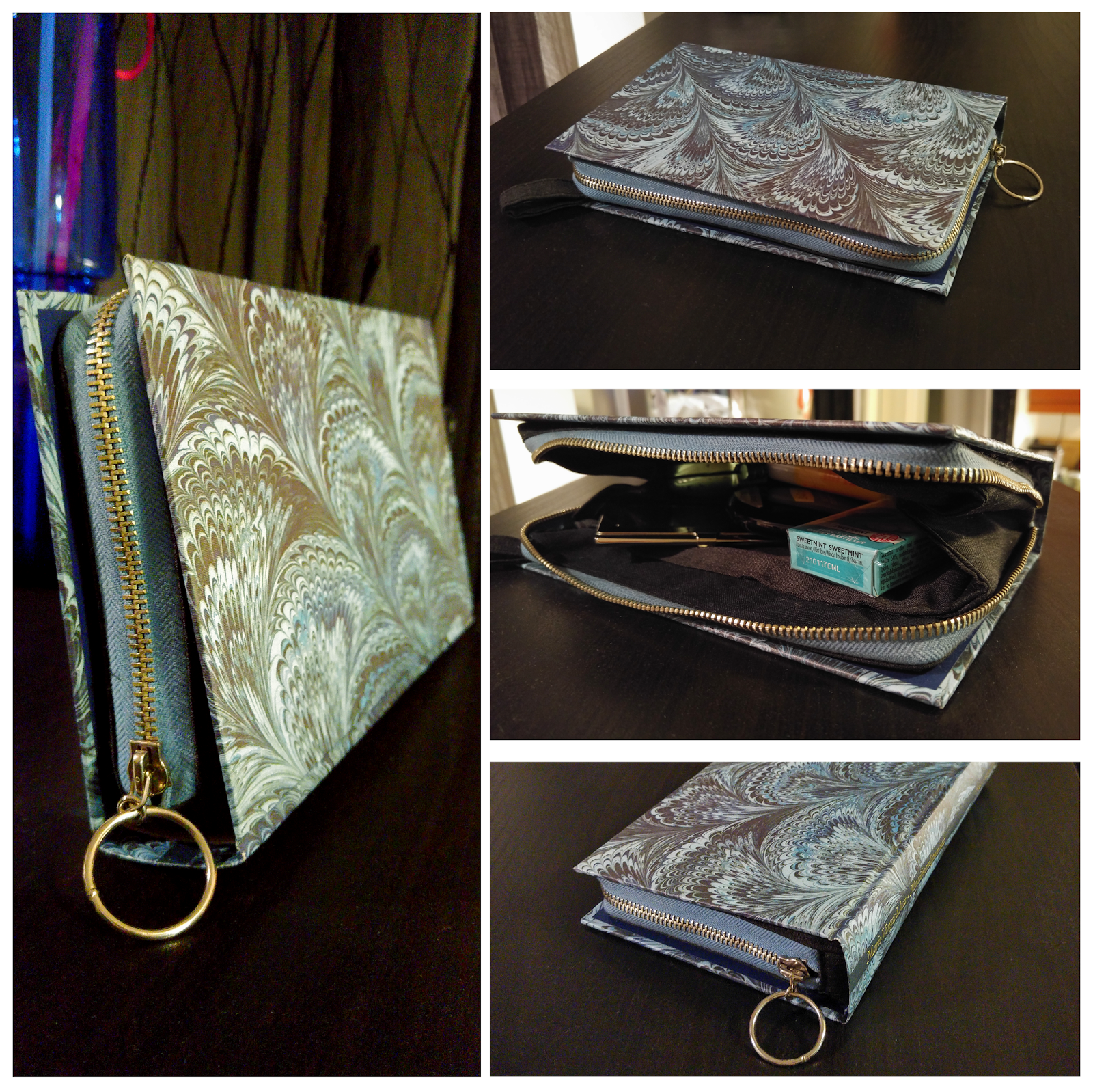 Sew Scoundrel DIY book clutch