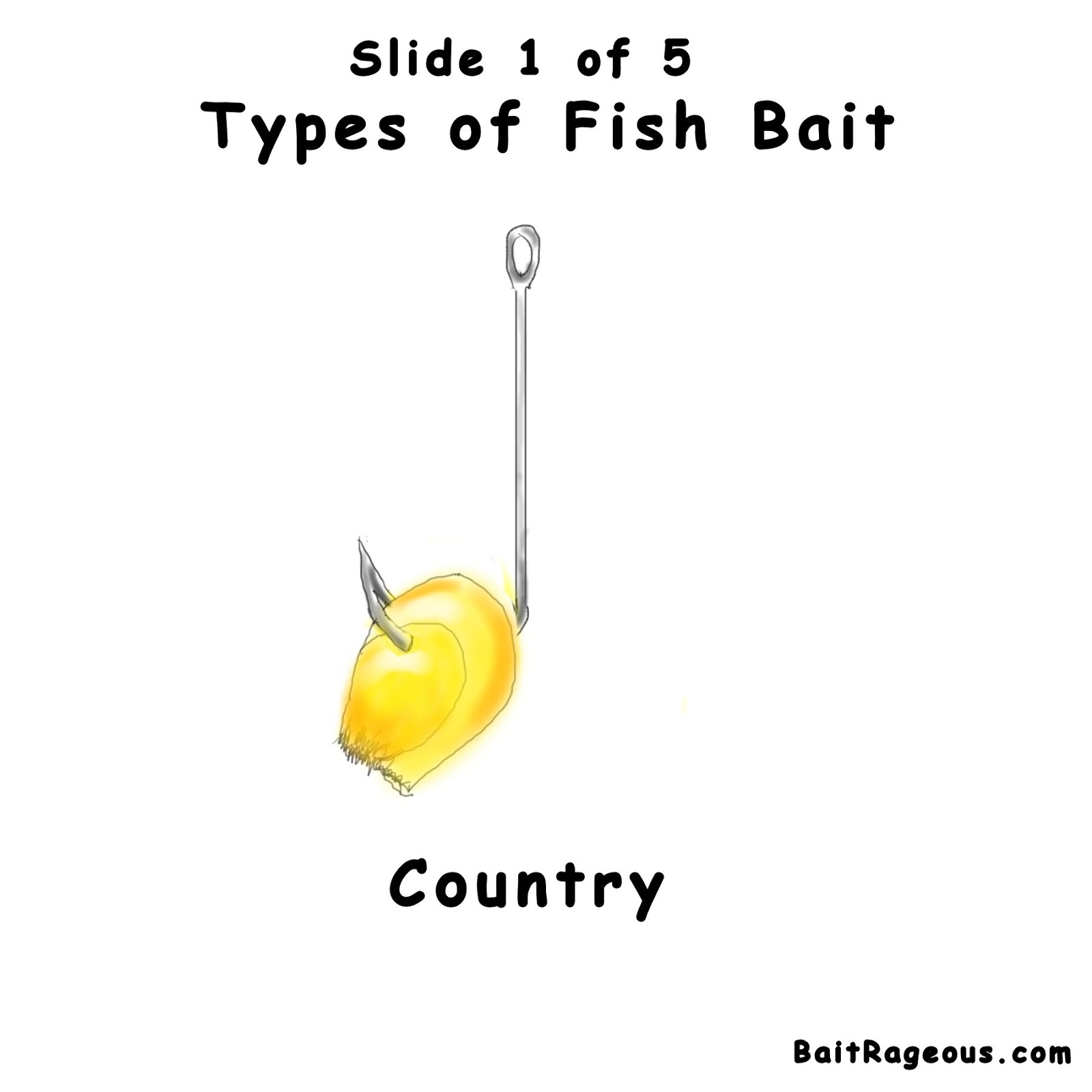 BaitRageous Types of Fish Bait