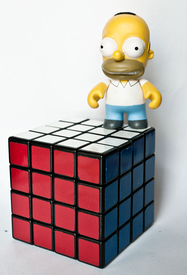 rubik 4x4x4 homer simpson