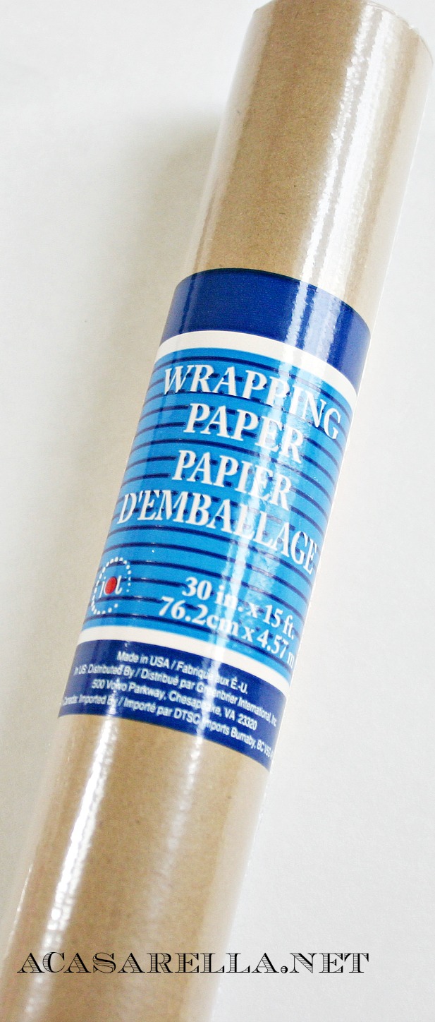 Kraft Paper Banner 'A Casarella