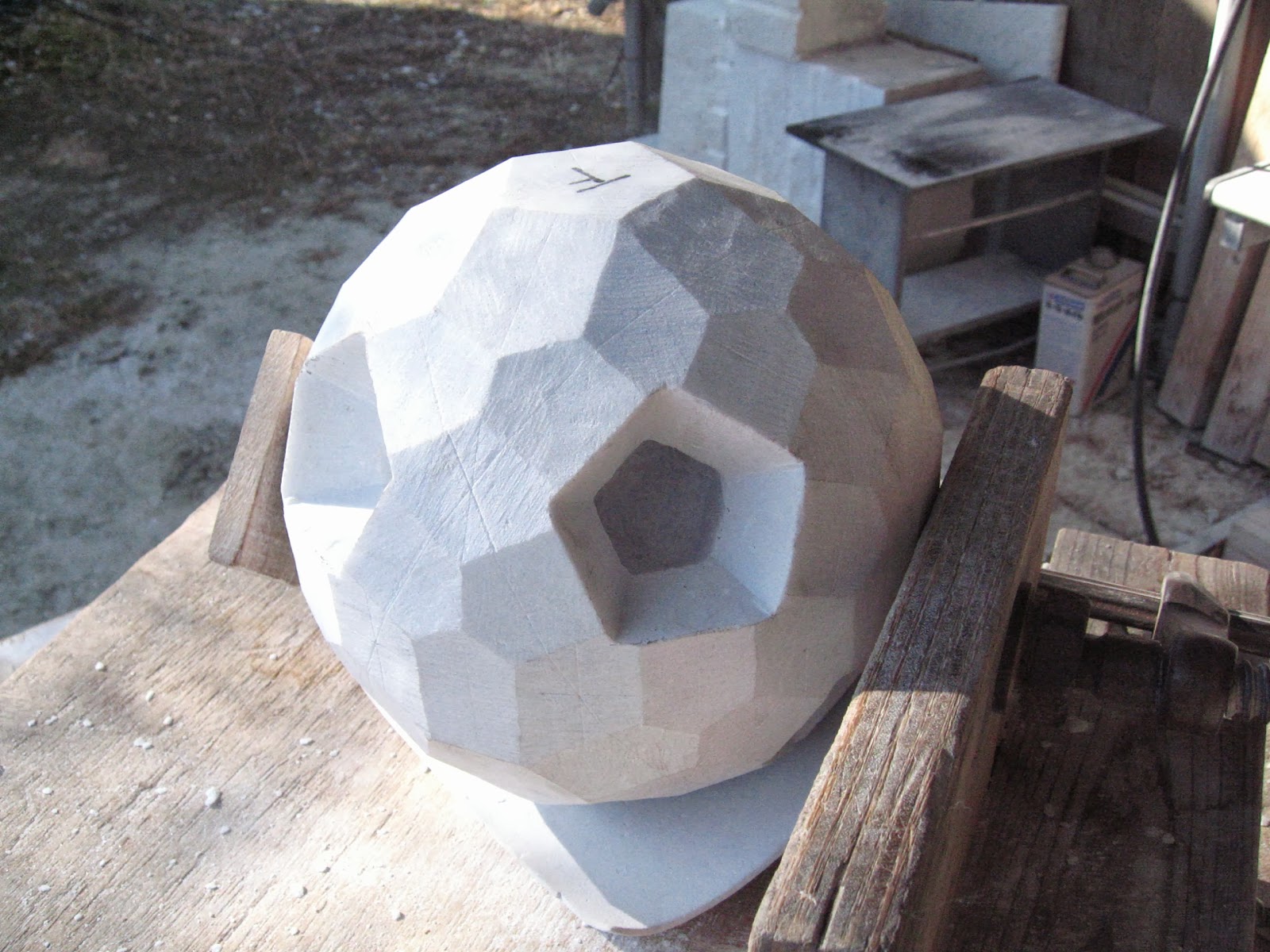 Abstract Stone Sculpture and B October 2013