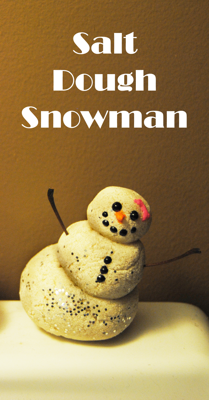 Little World Called Wonderland Salt Dough Snowmen