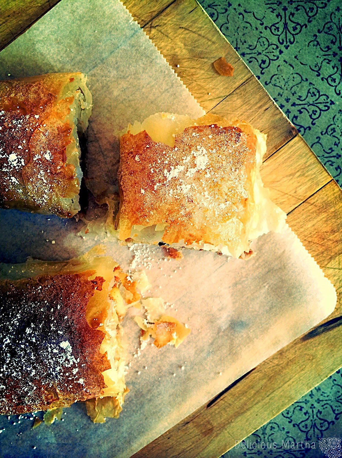 Apfelstrudel o Strudel de manzana