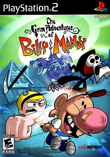 Cenourinha Flamejante: The Grim Adventures of Billy & Mandy (PlayStation 2)