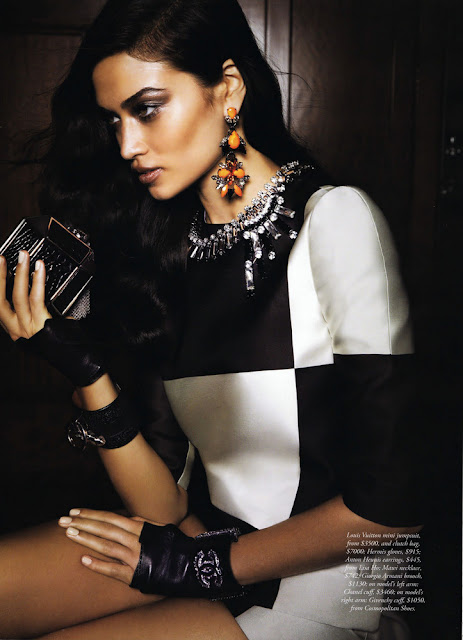 Smartologie: Shanina Shaik for Harper’s Bazaar Australia March 2013
