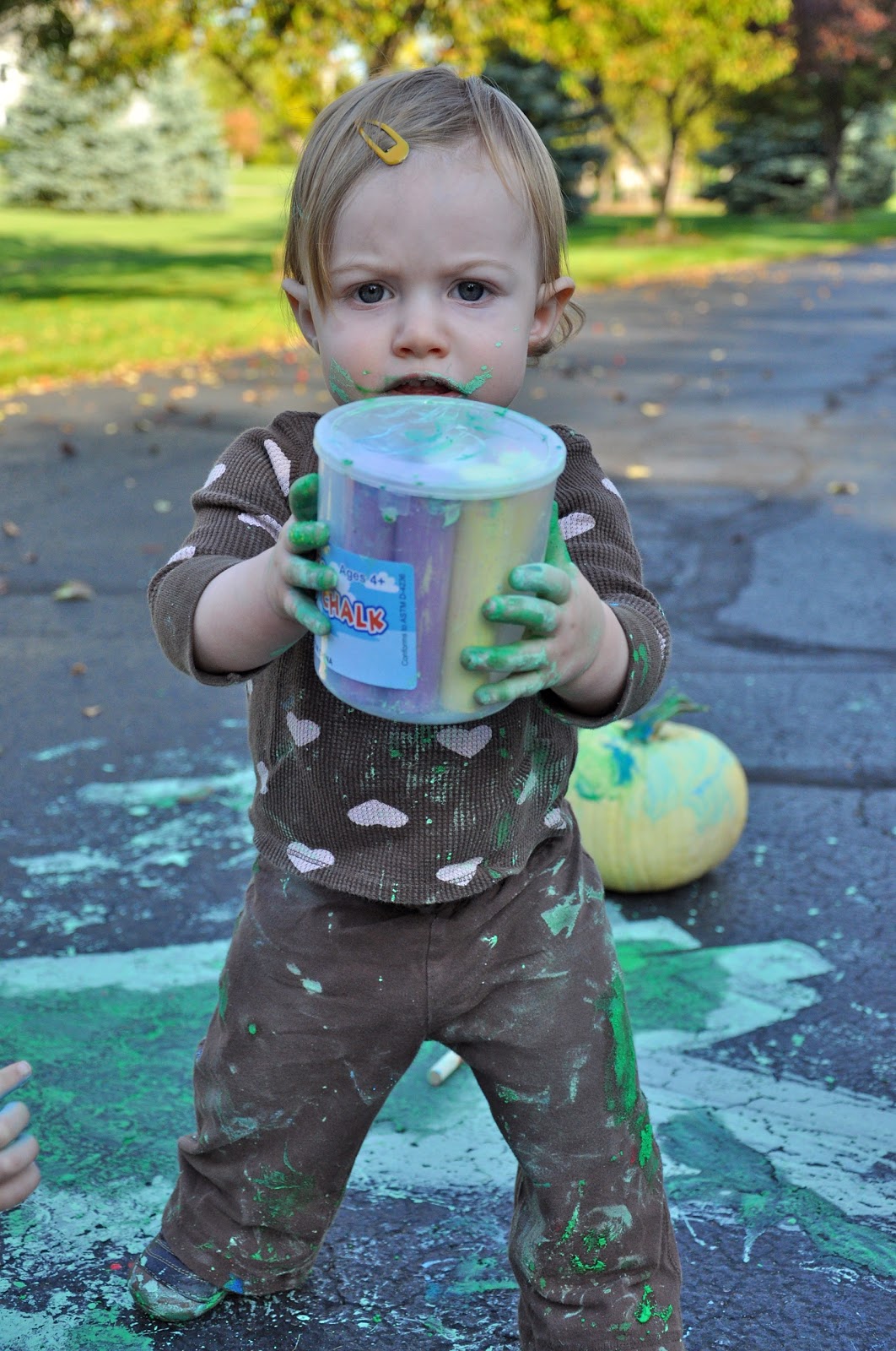 Sidewalk Chalk Paint Motherhood and Miscellany