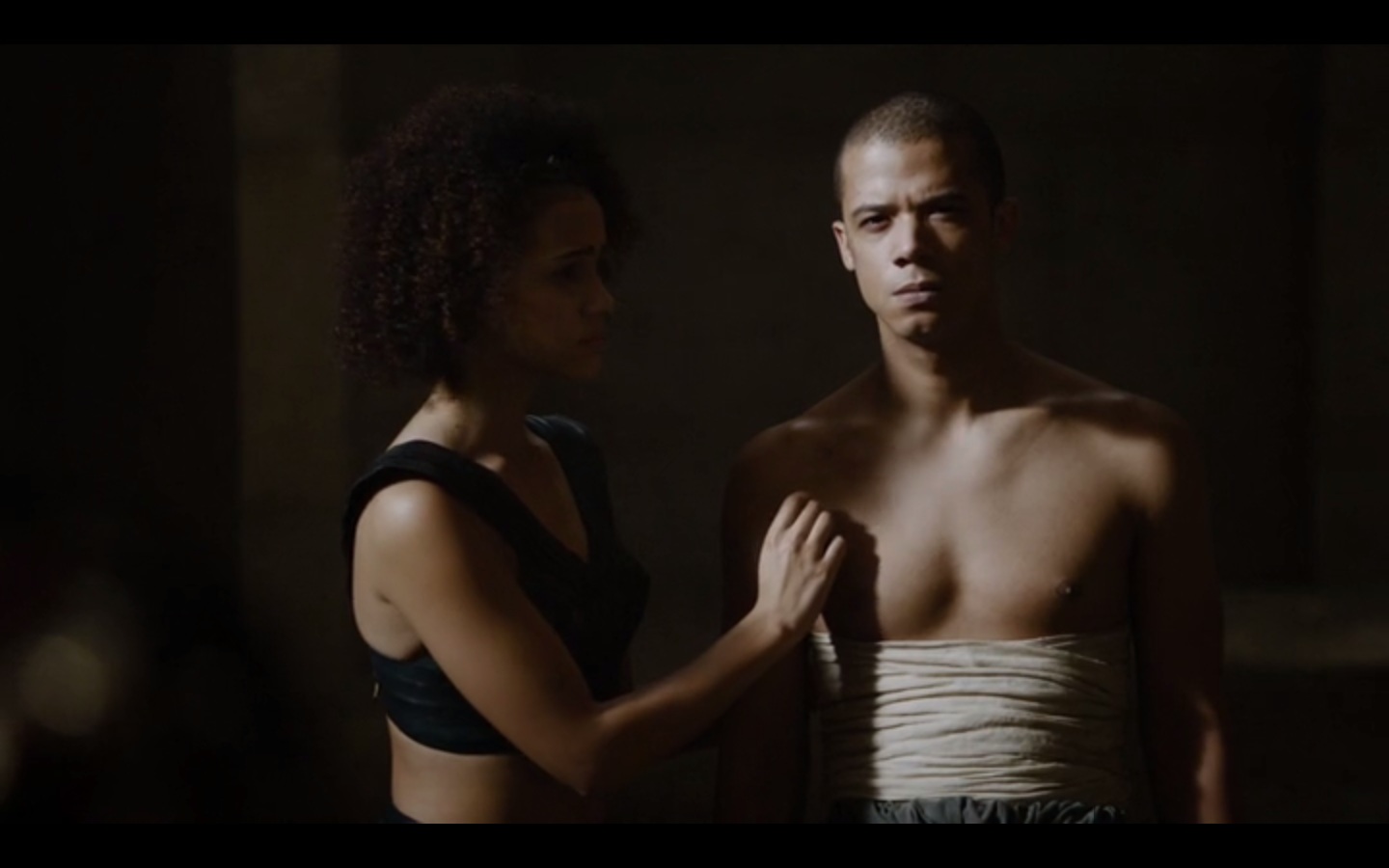 Game of Thrones 5x10 - Jacob Anderson & Naked Extra.