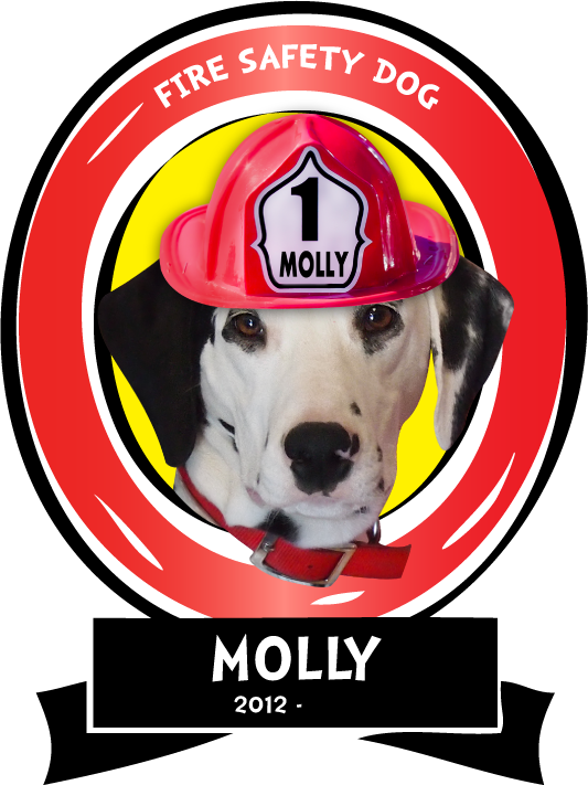 Molly the Fire Safety Dog About The Fire Safety Dogs
