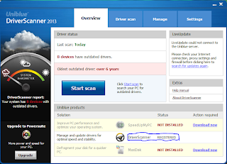 Download Uniblue Driver Scanner 2013 4.0.9.10 Full Version With Serial Free Download