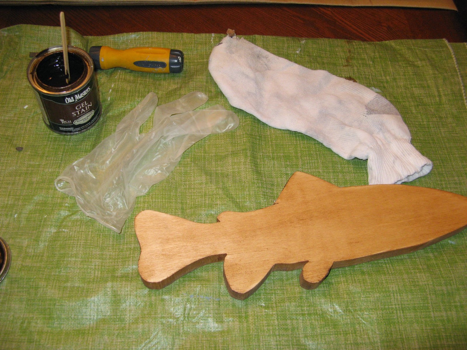 Susan Snyder WOOD FISH WALL ART