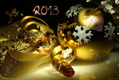 bonne année 2013 or