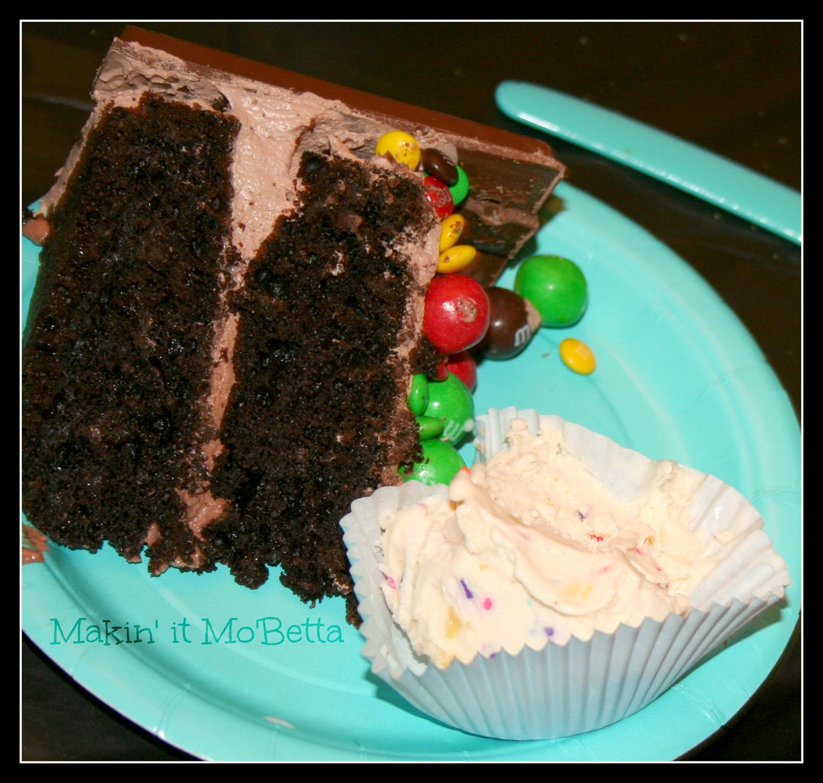 Makin' it Mo' Betta Chocolate Candy Cake