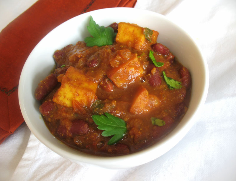 Curried Red Kidney Beans with Paneer (Paneer Rajma) Lisa's Kitchen