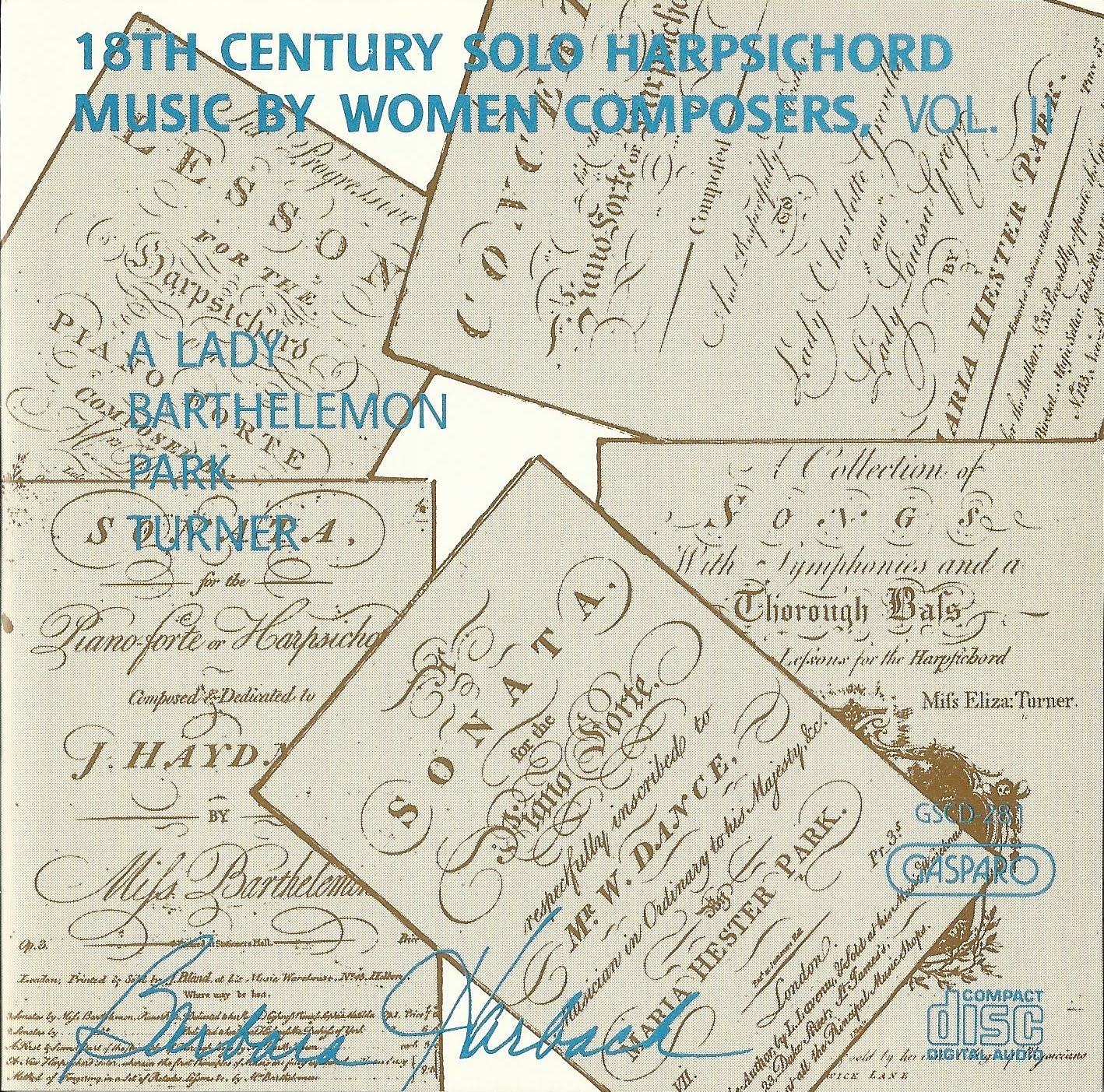 18th Century Women Composers Music for the Solo Harpsichord, Vol. 2
