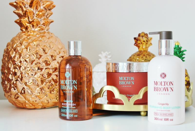 Molton Brown Gingerlily bath and body range Tales of a Pale Face UK