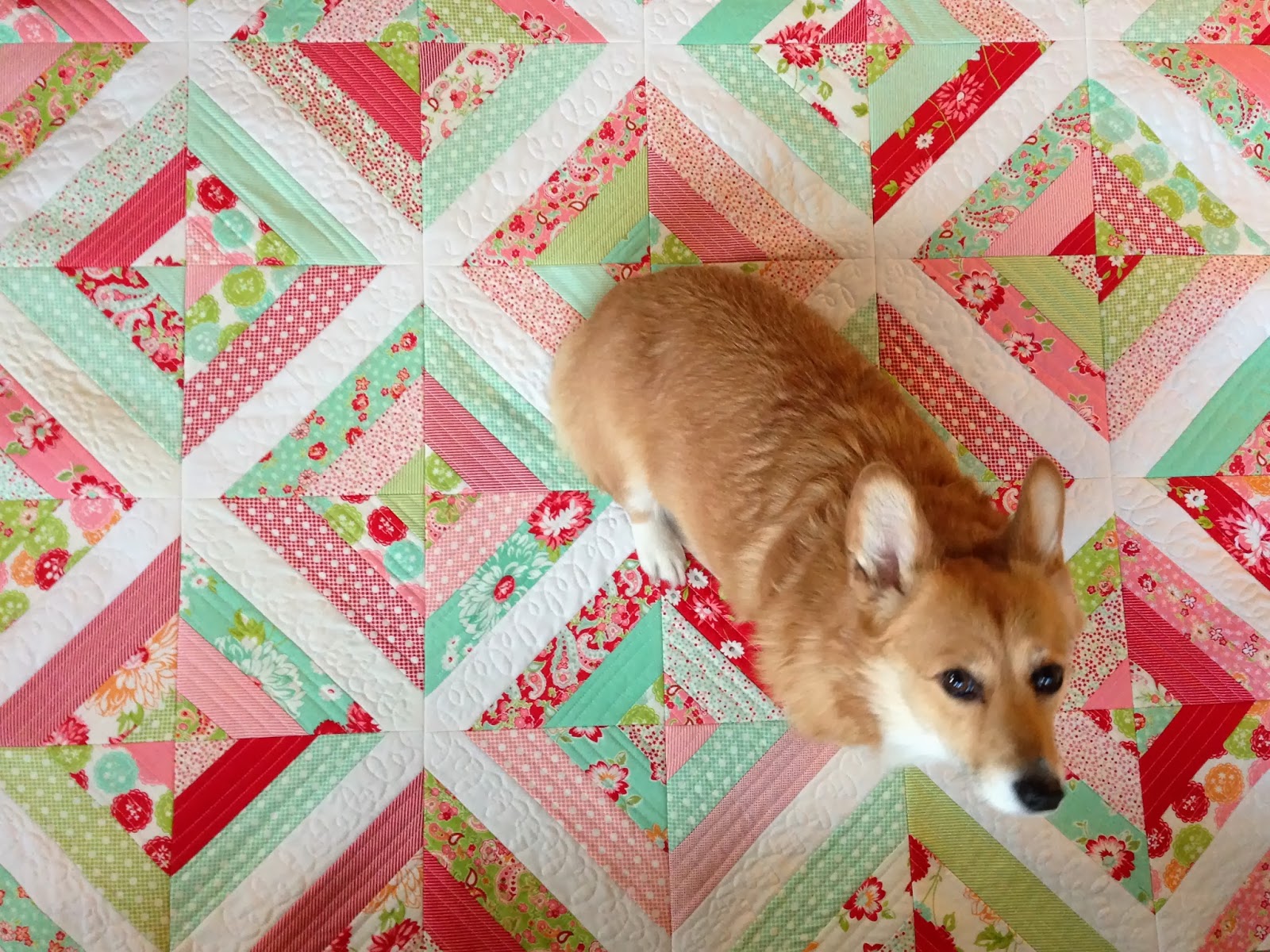 Quilt as you Go Strip Quilt Quilting In The Rain