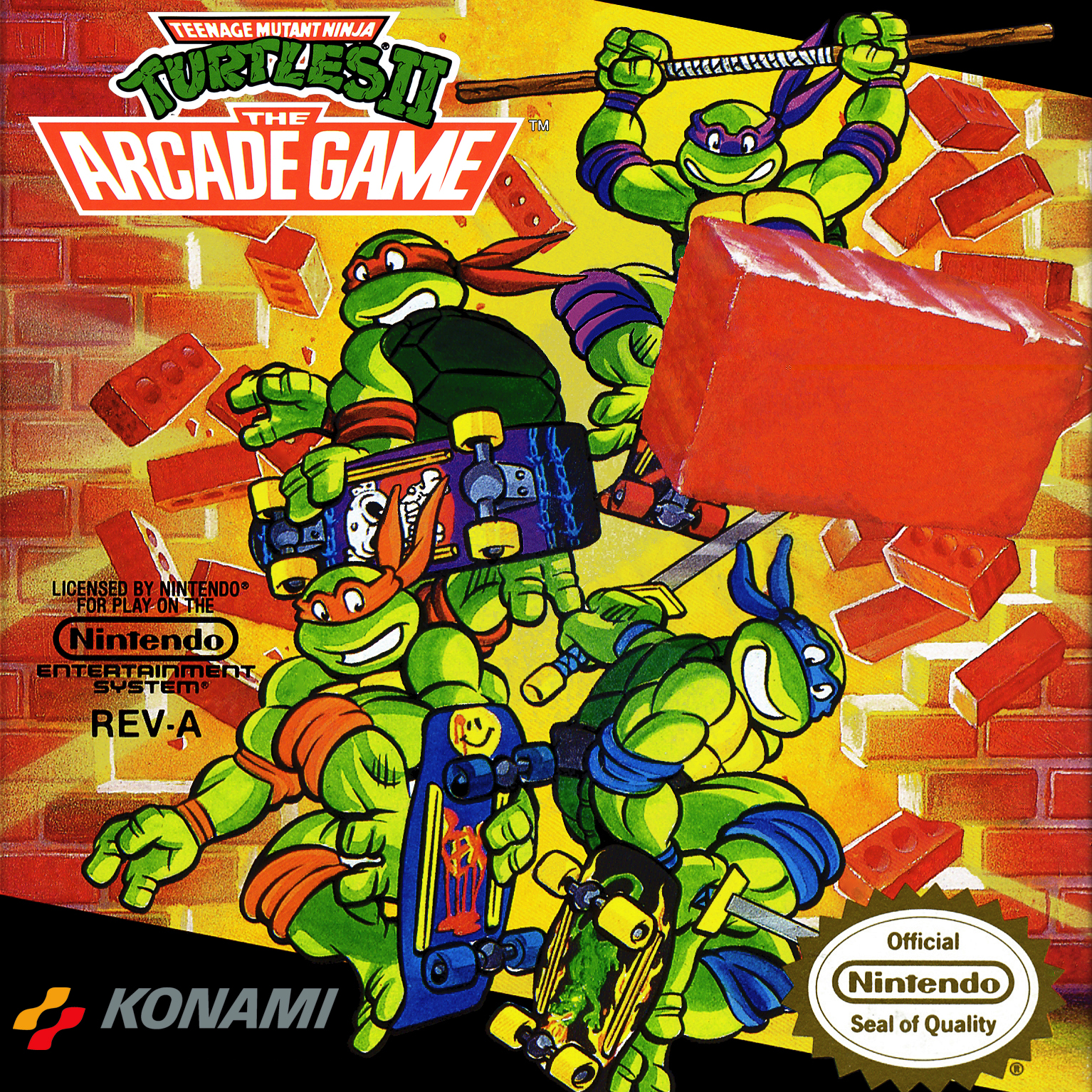 High Quality Album Covers Teenage Mutant Ninja Turtles II The Arcade