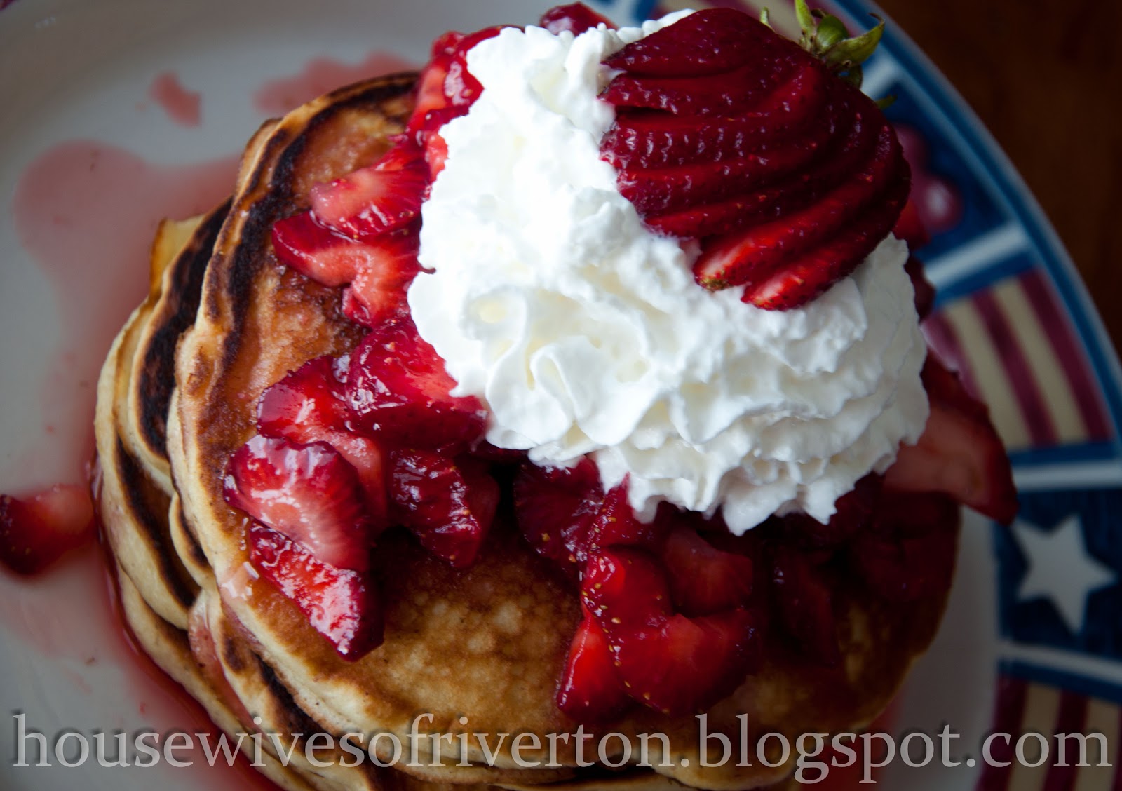 Strawberry Shortcake Pancakes Housewives of Riverton