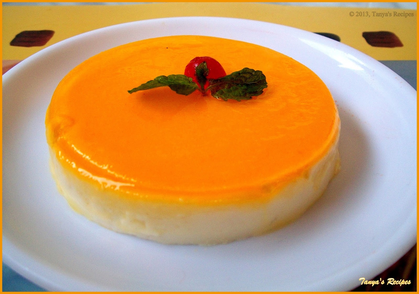 Coconut Milk Panna Cotta with Mango Jelly Tanya's Recipes