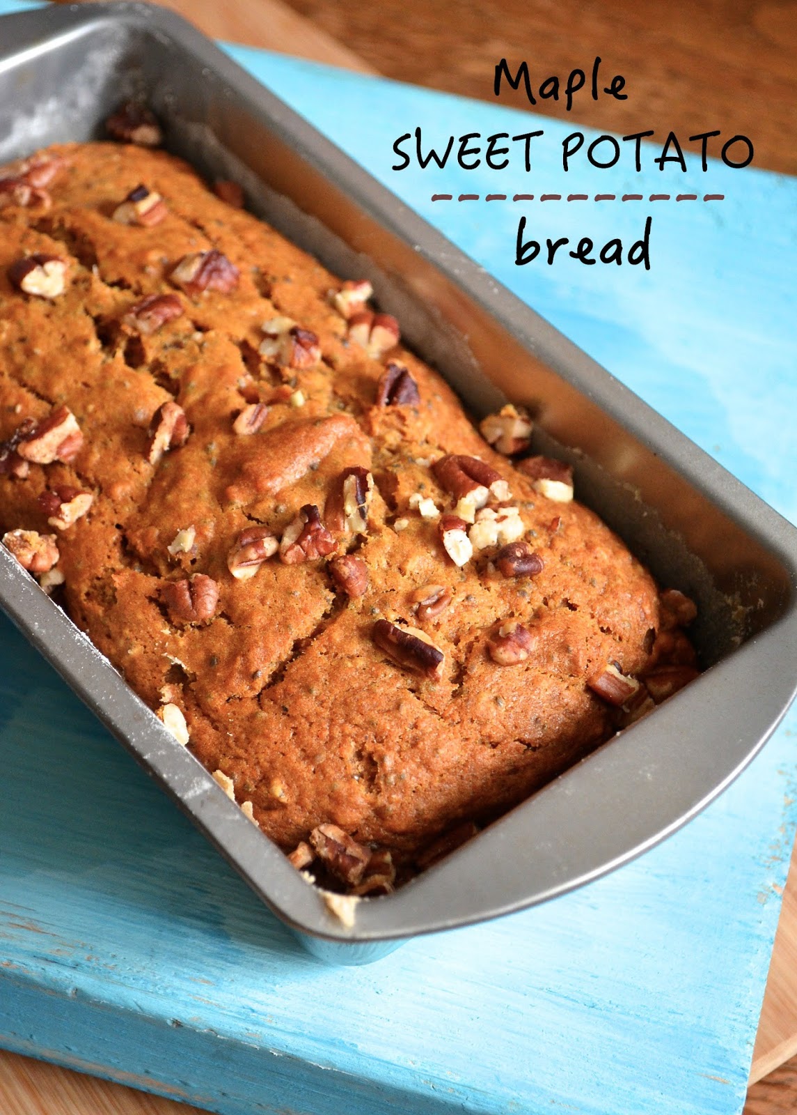 Dishing With Divya Maple Sweet Potato Bread