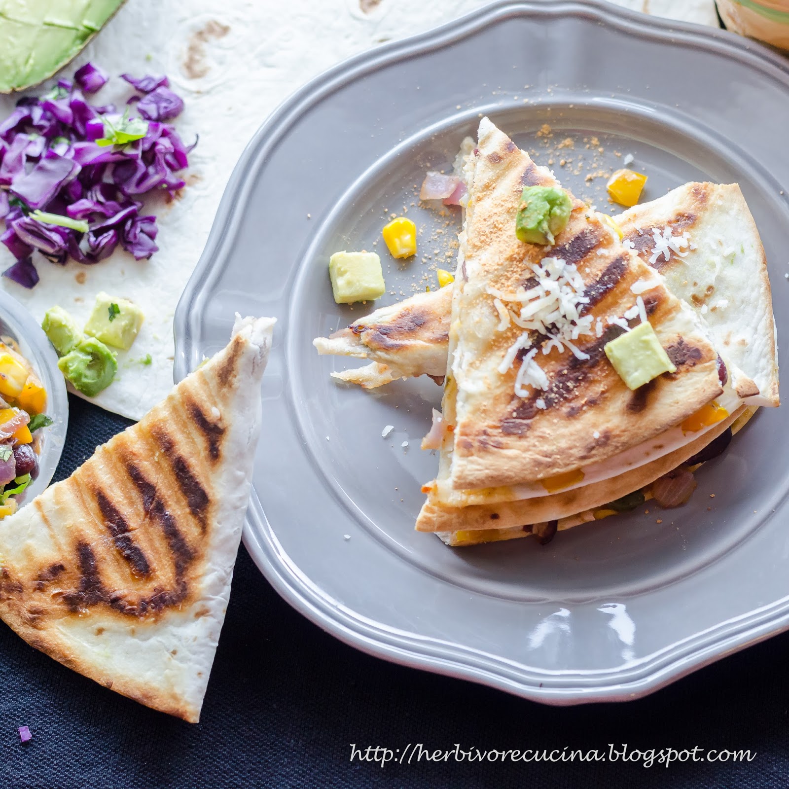 Herbivore Cucina Vegetarian Bean Quesadilla