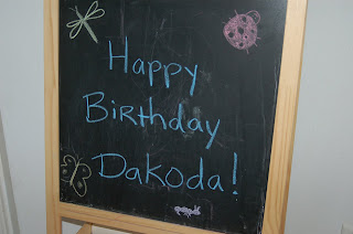 chalkboard happy birthday sign