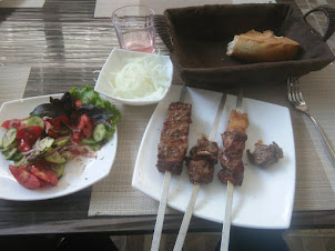 My last lunch of the "SILK ROUTE TRAVEL" odyssey at Chorrahu restaurant in Samarkand.