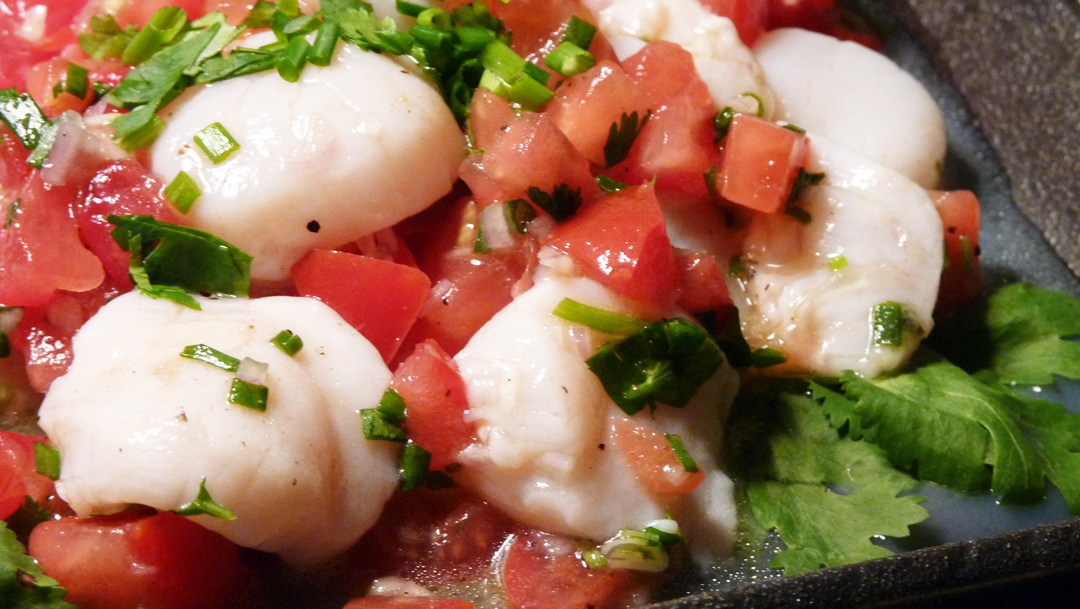 Delicious Sea Scallop Ceviche