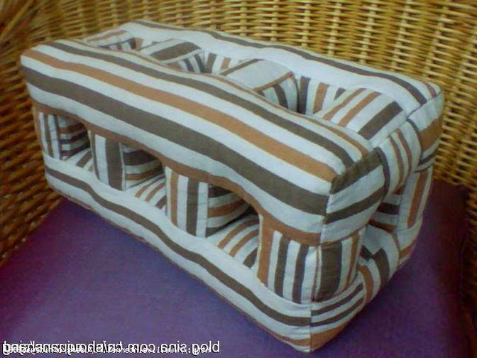 Unusual pillowcube with holes. DIY Tutorial Ideas!