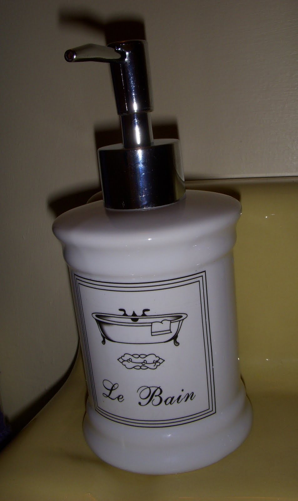 french soap dispenser