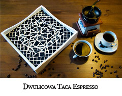 Dwulicowa Taca Espresso