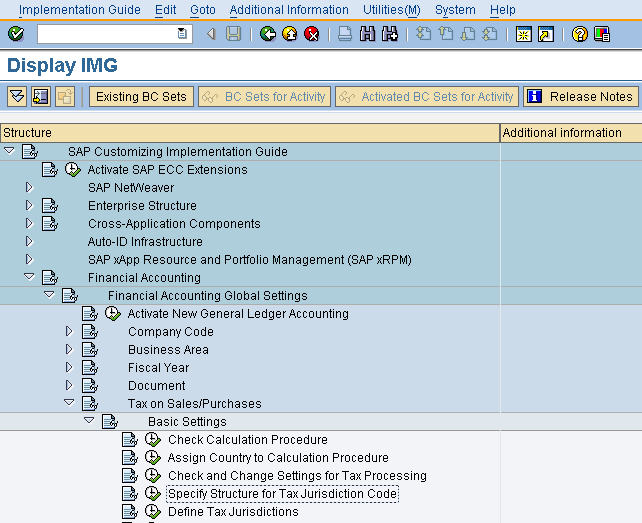 Tax Jurisdiction code SAP SIMPLE Docs