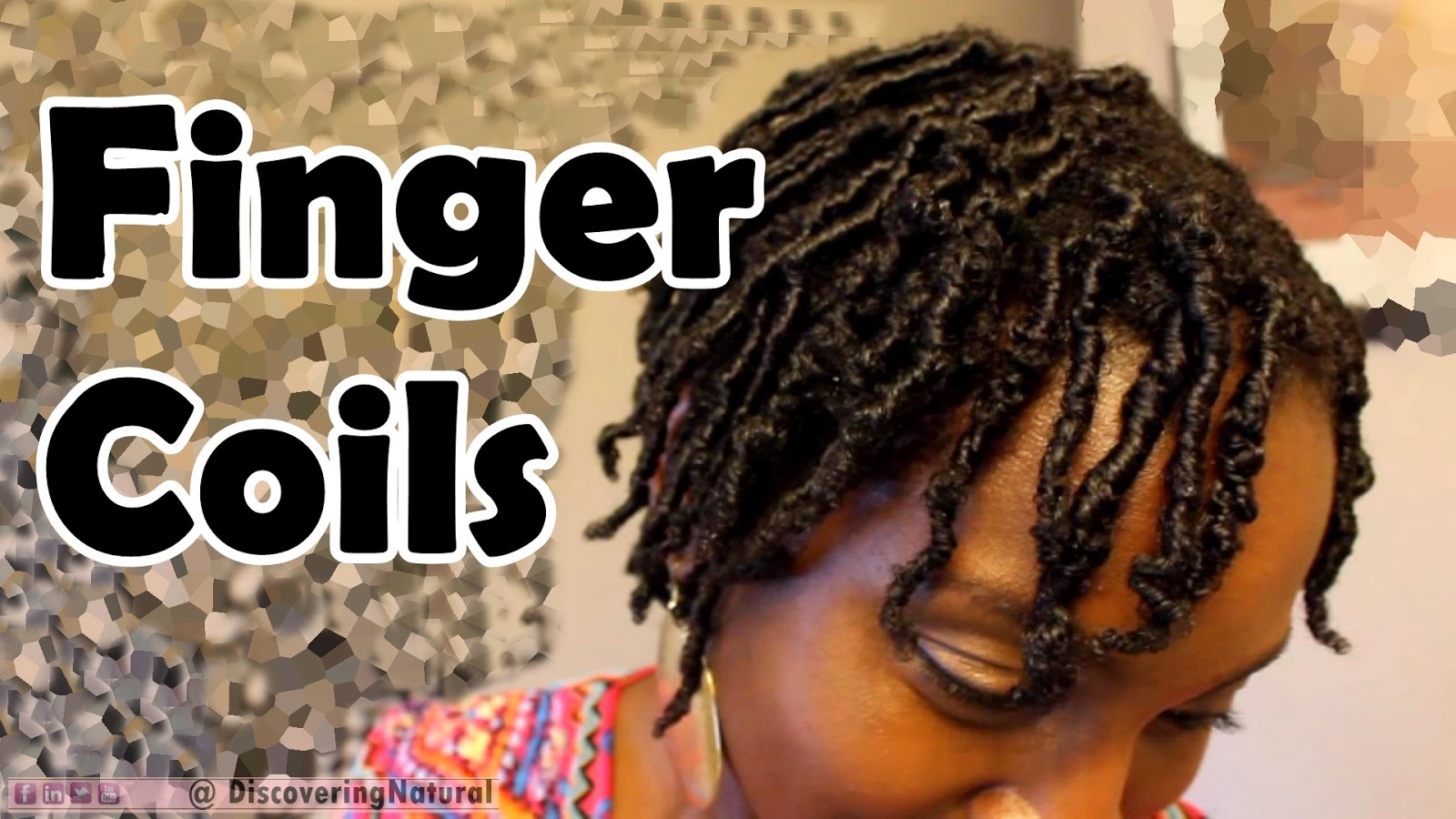 How to Finger Coil Natural Hair