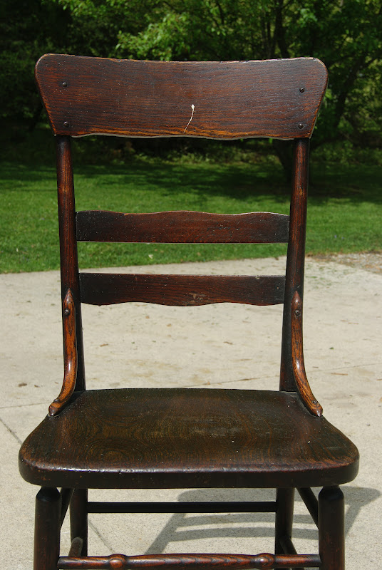 The Boulevard Market Life Refinishing antique chairs this week!