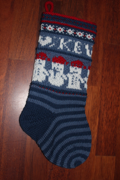 Strikket Julestrømpe Med Navn Oppskrift