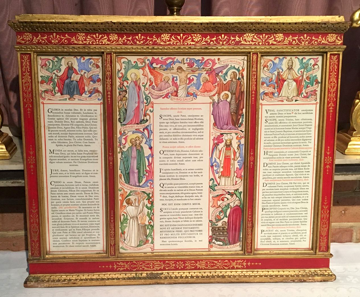 Hand Illuminated Altar Cards of Nina Somerset Liturgical Arts Journal