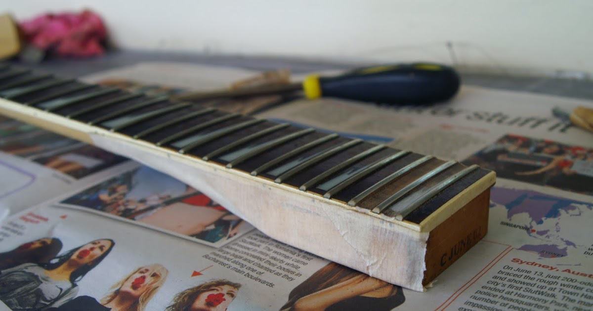 ザギターオタク The Guitar Otaku How to scallop your fretboard