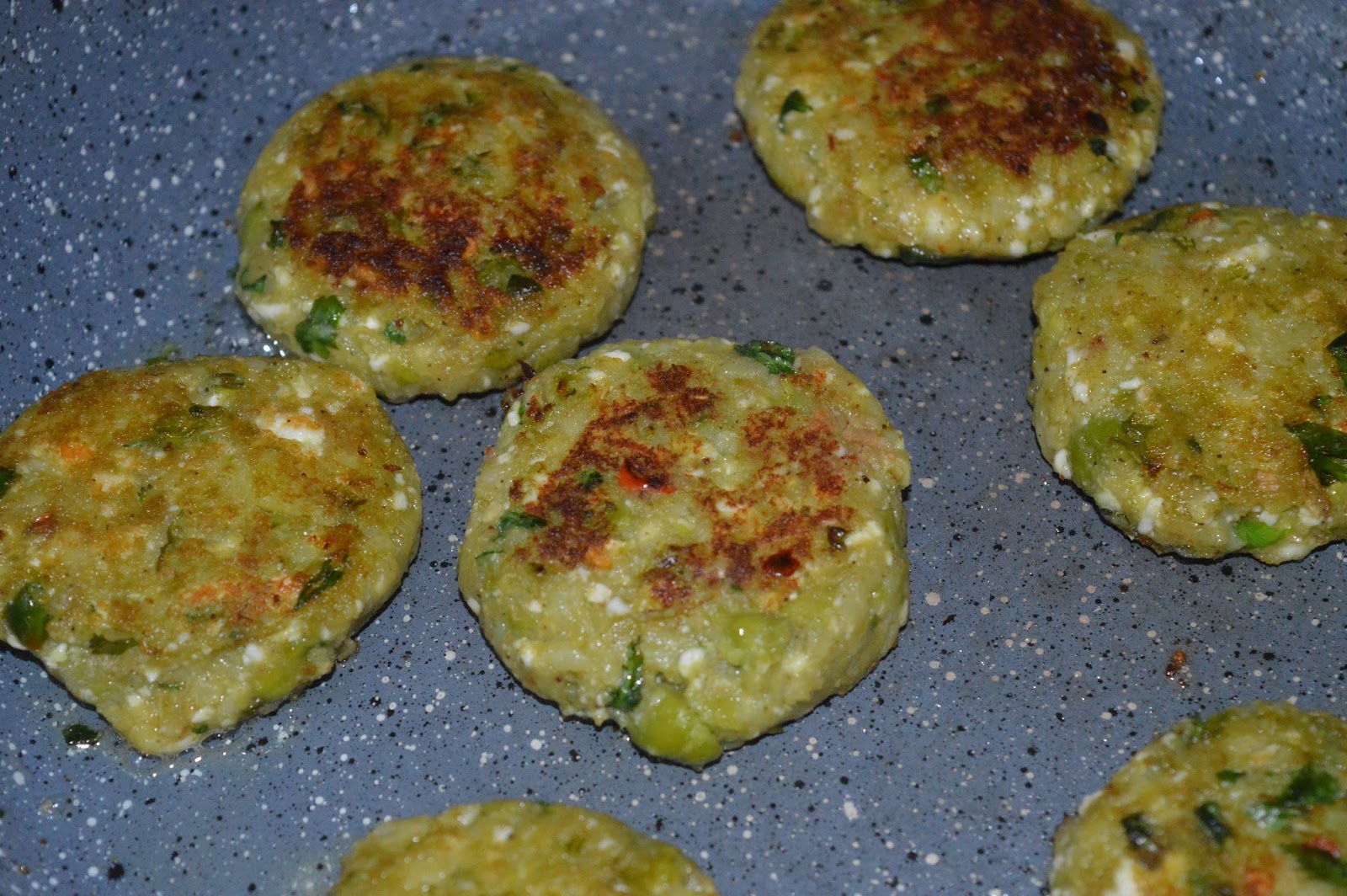 exoticneasy cooking Matar Paneer Tikki (Green Peas & Cottage Cheese