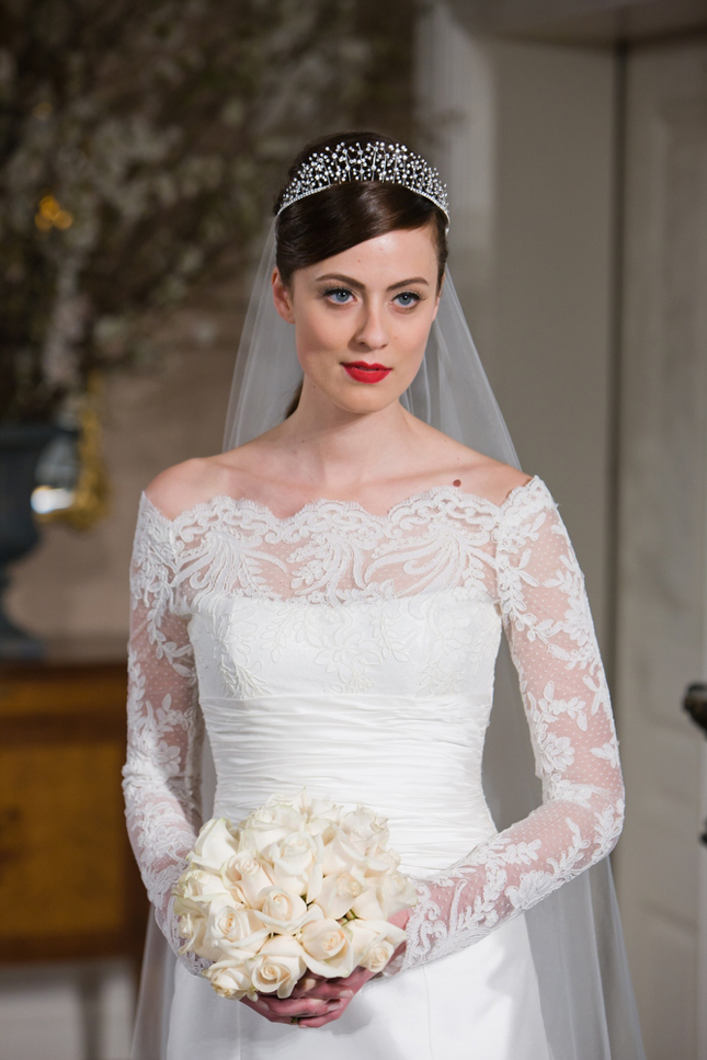 Get Kate's Look Lace LongSleeved Wedding Dresses