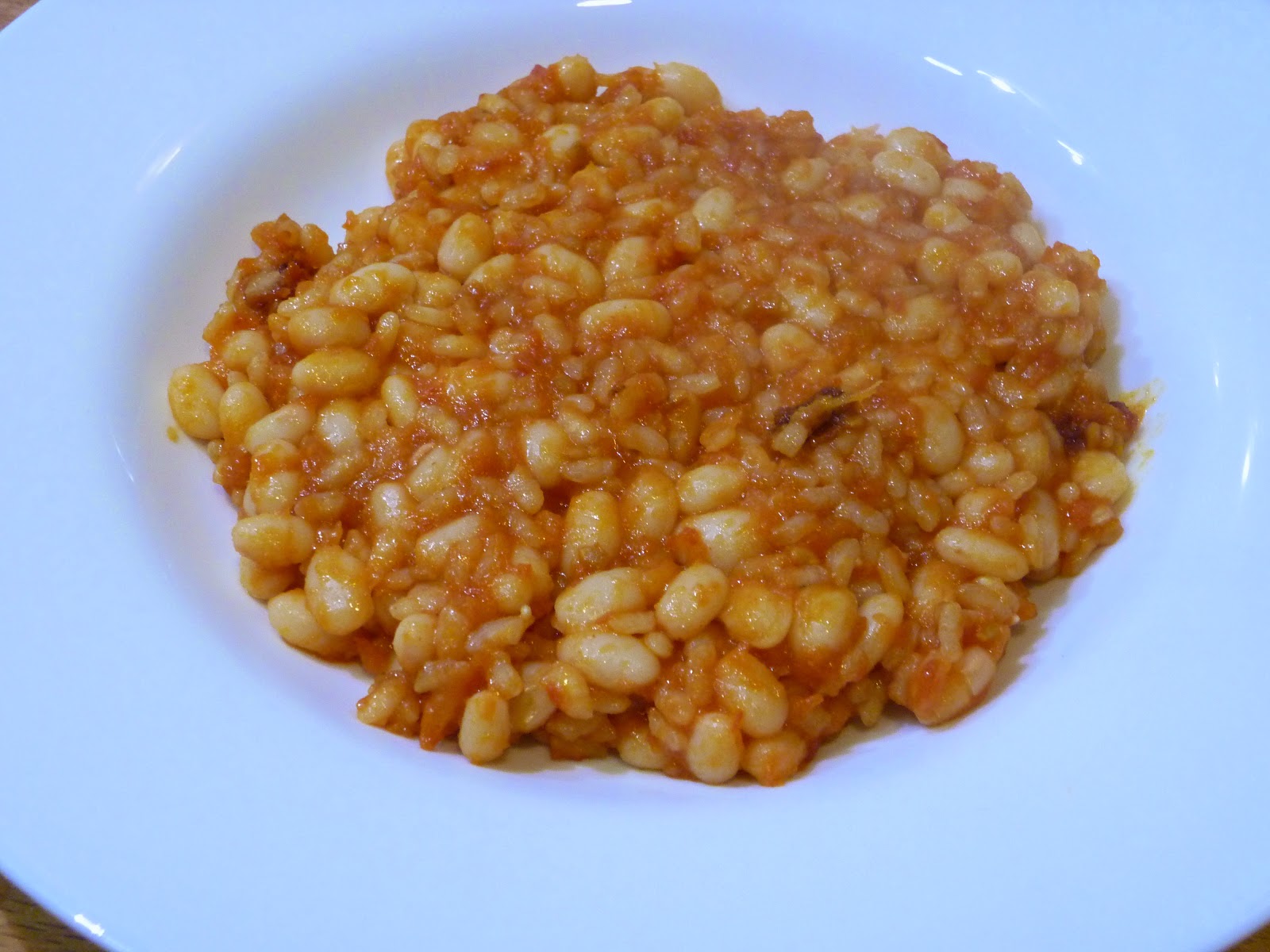  Arroz con alubias blancas