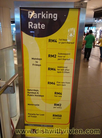 Axiata Tower Kl Sentral Parking Rate