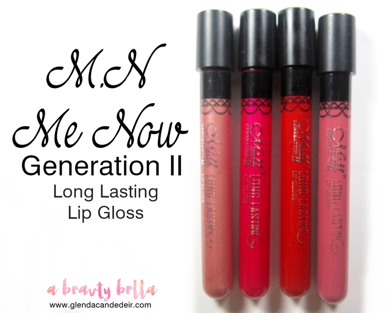 MeNow Generation II Long Lasting Lip Gloss Review A Beauty Bella