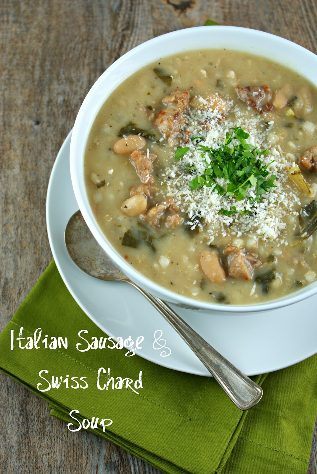 Authentic Suburban Gourmet: Italian Sausage and Swiss Chard Soup