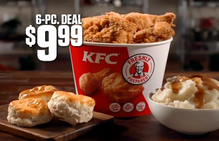 What are some KFC bucket specials?