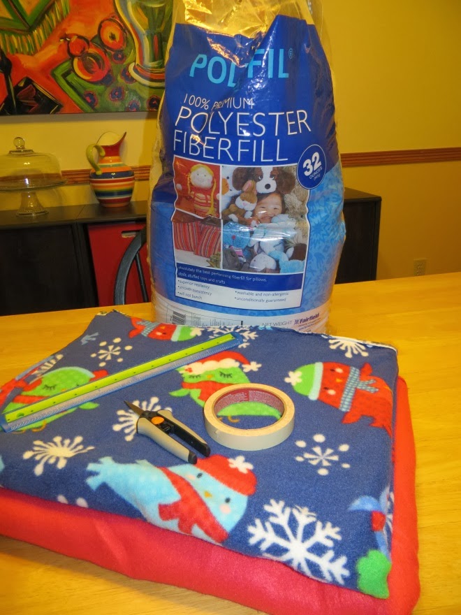 As the World Purrs How to make a Fleece Cat Bed